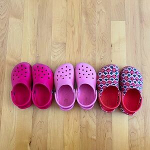 Set of toddler Crocs